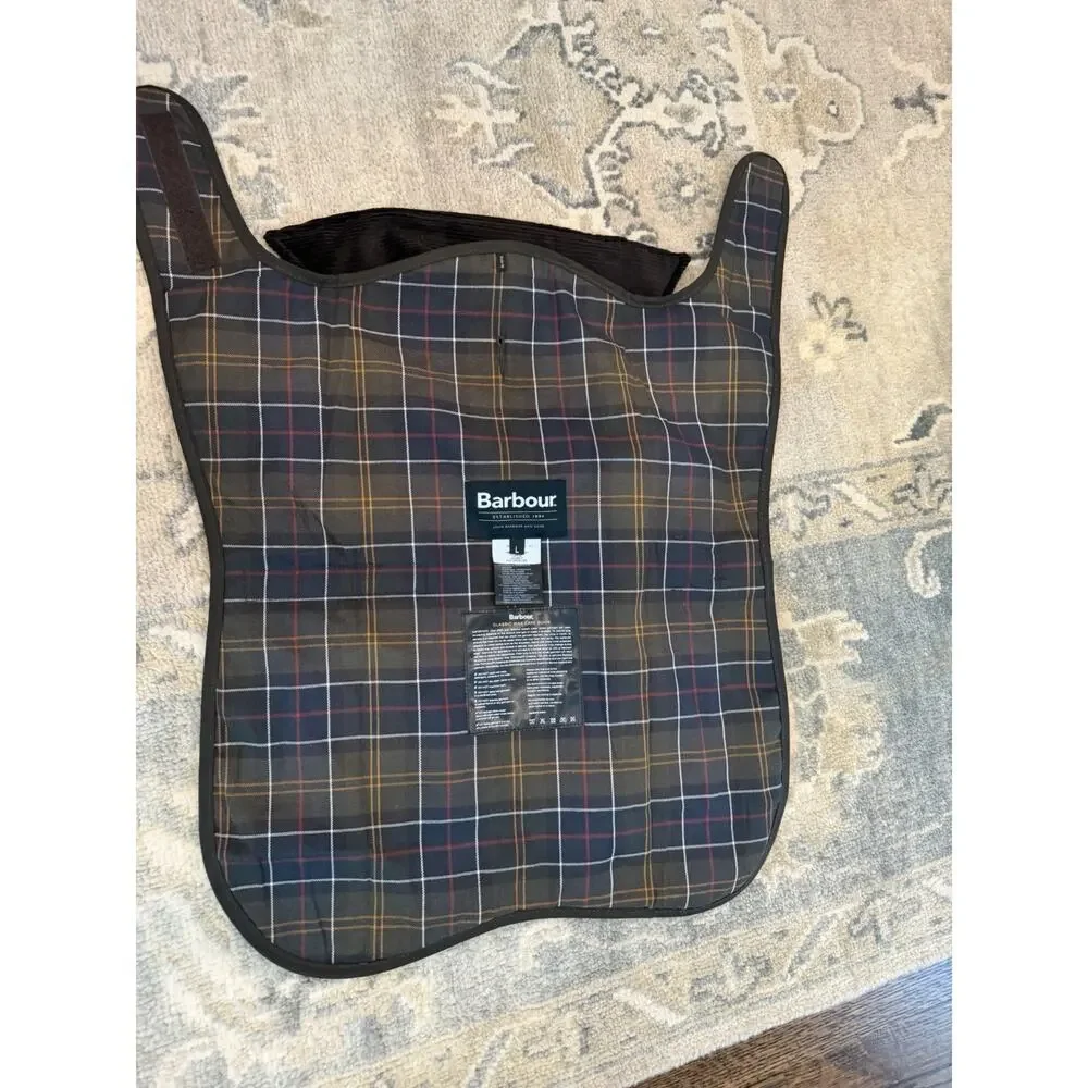 Barbour Dog Wax Jacket Olive Sz L NWT